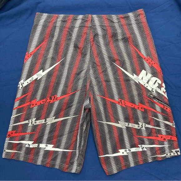 No Fear Board Shorts Swim SZ 38 Waist Exotic Dancer Naked Woman One Pocket Used - Picture 2 of 9